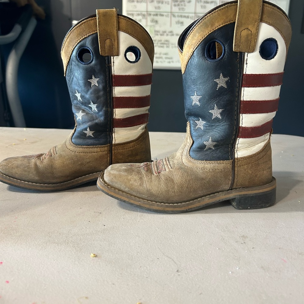 Patriotic Kids Cowboy Boots